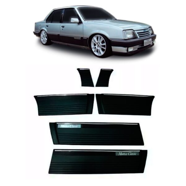 Friso Lateral Monza Classic 1987 A 1994 4p Preto 25cm