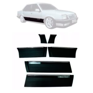 Friso Lateral Monza Classic 1987 A 1994 4p Preto 25cm