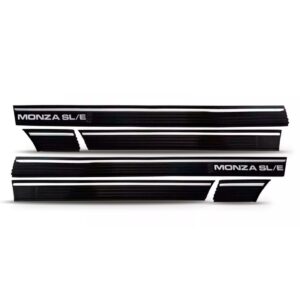 Kit Moldura Friso Lateral Monza Sl/e 4p Pto 15cm 1987 A 1990