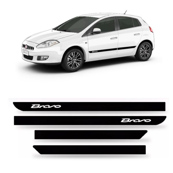 Borrachão Da Porta Friso Lateral Bravo 2013 A 2015