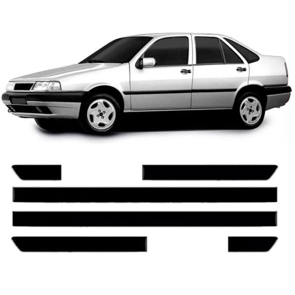 Friso Lateral Tempra 1991 A 1998 4p Preto