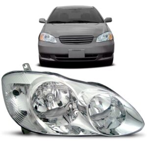 Farol Corolla Fielder 2005 2006 2007 08 Serv 03 04 1ª Linha - Direito/passageiro