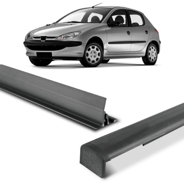 Borracha Friso Teto Peugeot 206 Hatch Todos Os Anos Lado Esquerdo