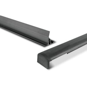 Borracha Friso De Teto Para Peugeot 207 Sedan Na Cor Preta Lado Direito