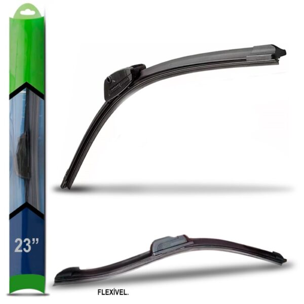 Palheta Limpador Para Brisa 23 Polegadas Silicone Tech One Preto