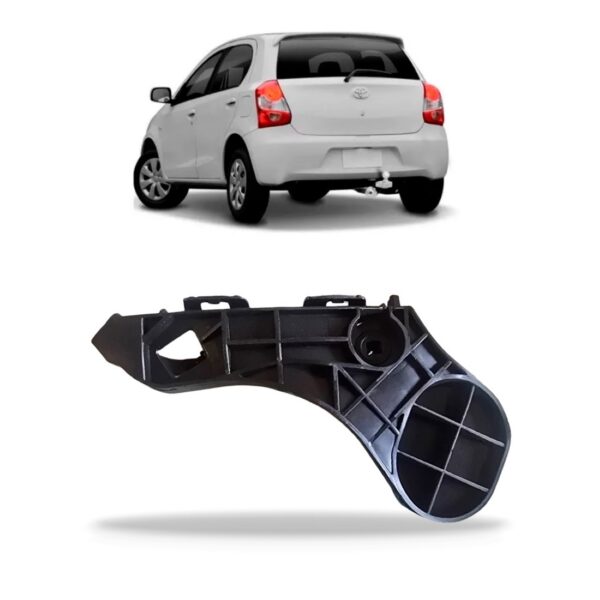 Suporte Guia Parachoque Traseiro Etios Hatch 2013 A 2018 Lado Esquerdo