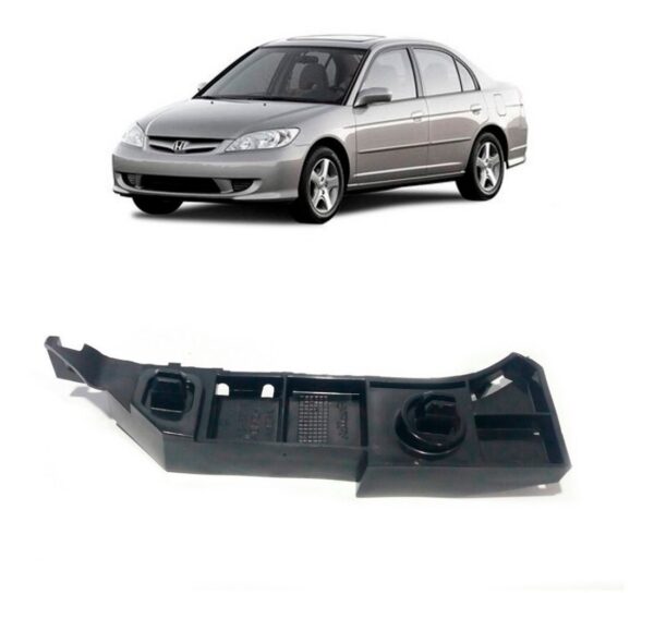 Suporte Guia Parachoque Dianteiro Honda Civic 2003 2004 2005 Lado Esquerdo