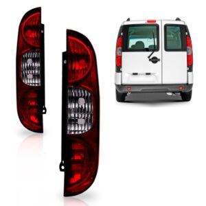Lanterna Traseira Doblo 2010 A 2018 Fumê Adventure 1ª Linha Vermelho