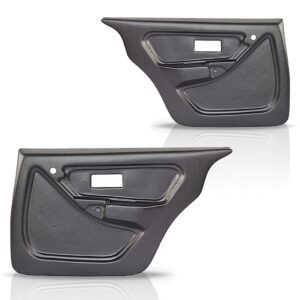 Par Forro Porta Monza 89 90 A 1997 Traseiro 04 Portas Preto Preto