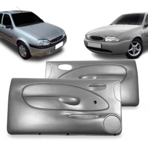Jogo Forro Porta Fiesta Courier 96 97 A 02  02p Manual Cinza