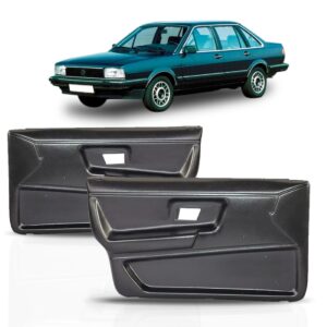 Jogo Forro Porta Santana 1985 À 1990 4portas Dianteiro Preto