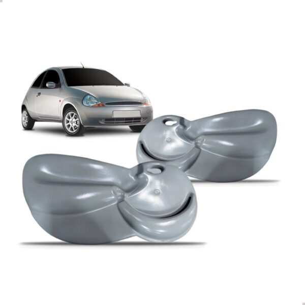 Jogo Forro Porta Ka 97 À 07 Manual Eletrico Dianteiro Cinza