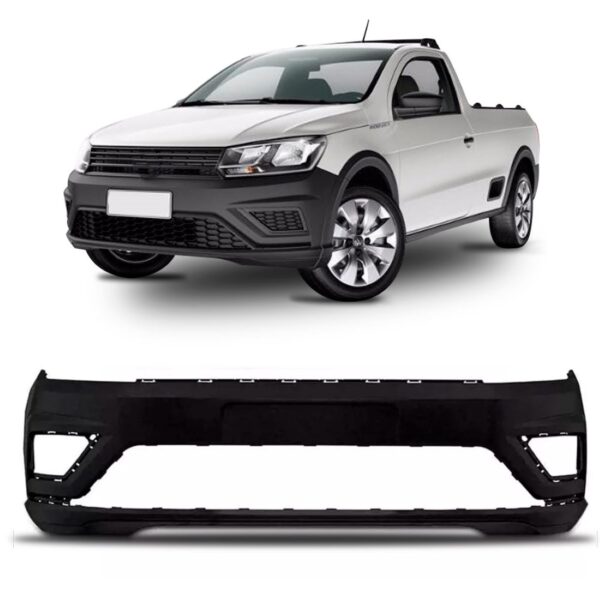Parachoque Dianteiro Saveiro G7 2016/2019 1a Linha Preto