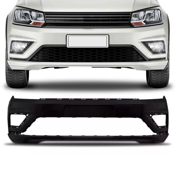 Parachoque Dianteiro Saveiro G7 2016 A 2019 1a Linha Preto