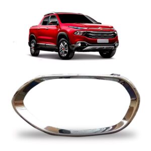 Friso Do Farol Milha Para Fiat  Toro 2016 A 2019 Cromado Le