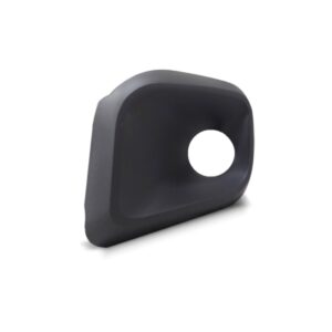 Moldura Milha Auxiliar Para Uno 2017 A 2019 Preta C/ Furo Lado Esquerdo