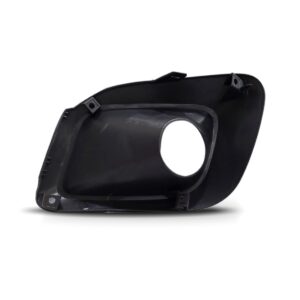 Moldura Milha Auxiliar Para Uno 2017 A 2019 Preta C/ Furo Lado Esquerdo