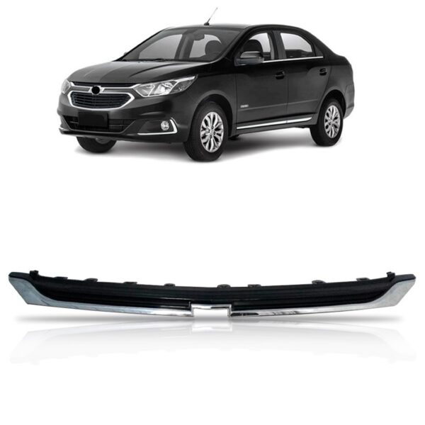 Grade Superior Radiador Cobalt 2017 A 19 Preta Friso Cromado