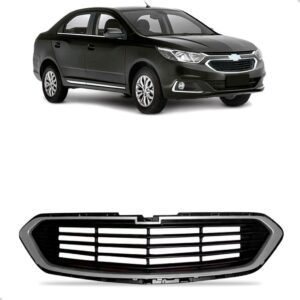 Grade Inferior Cobalt 2017 2018 2019 Preta Com Friso Prata Preto