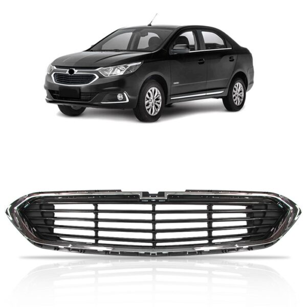 Grade Inferior Cobalt 2017 A 2019 Preta C/ Friso 1a Linha