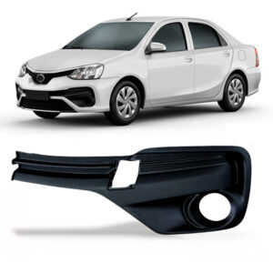 Moldura Farol Milha Etios Hatch/sedan 2018 A 2019 C/furo Lado Esquerdo