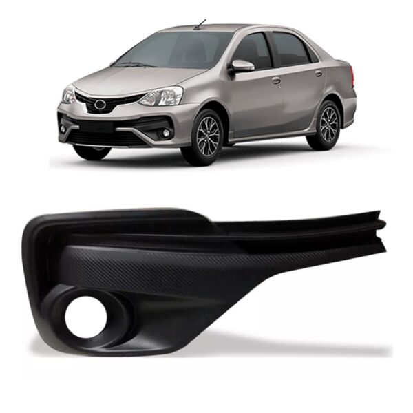 Moldura Farol Milha Etios Hatch/sedan 2018 A 2019 C/furo Lado Esquerdo