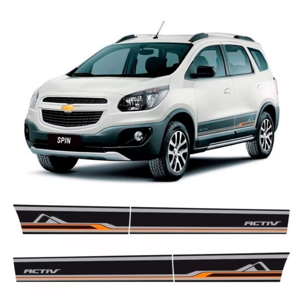 Kit Adesivo Lateral Spin Active 2014 2015 2016 2017 A 2018