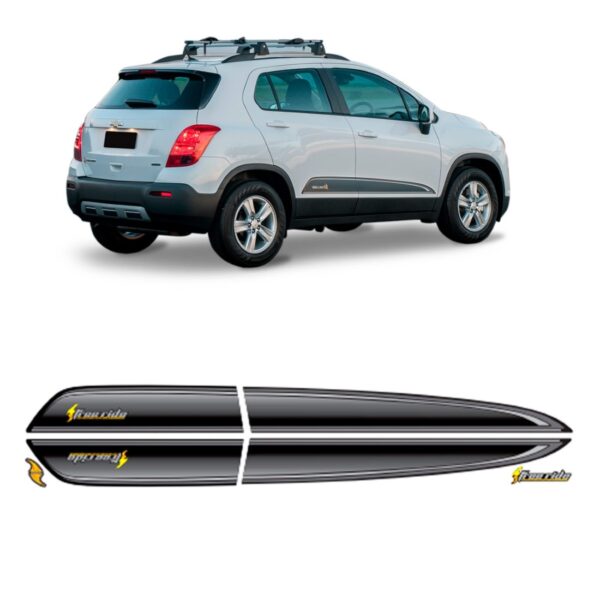 Adesivo Lateral/traseira Para Tracker Freeride 2014 A 2016