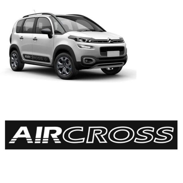 Adesivo Lateral De Portas Citroen Aircross 2011 A 15 Branca