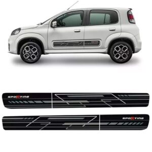 Adesivo Lateral Para Fiat Uno Evo Sporting 2015 A 2018