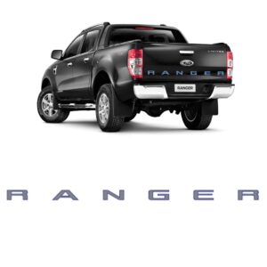 Adesivo Lateral Tampa Traseira Ranger 13 A 16 Prata Com Azul