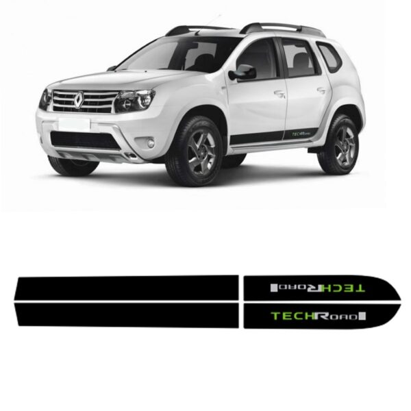 Kit Adesivo Lateral Para Renault Duster Tech Road 12 A 16