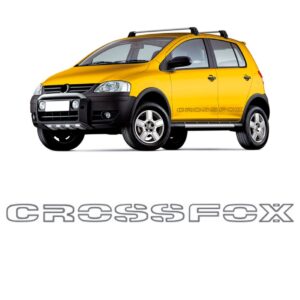 Adesivo Lateral Crossfox 2005 A 2007 Grafite Lado Esquerdo