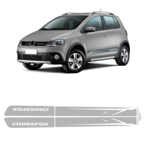 Adesivo Lateral Para Vw Crossfox Fox Adesivo 2010 11 2012