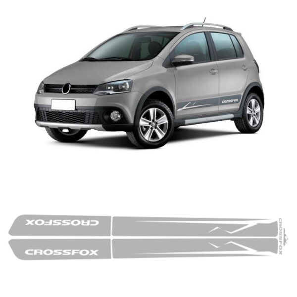 Adesivo Lateral Para Vw Crossfox Fox Adesivo 2010 11 2012