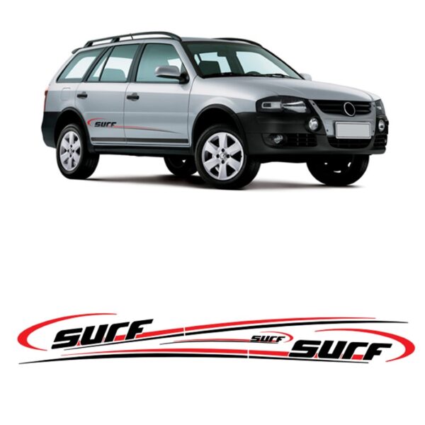 Kit Adesivo Lateral Para Saveiro Parati Surf Volkswagen Vw