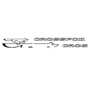 Adesivo Lateral Para Volkswagen Crossfox Ano 2009 A 2011