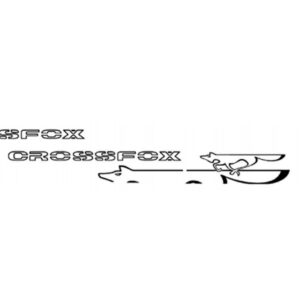 Adesivo Lateral Para Volkswagen Crossfox Ano 2009 A 2011