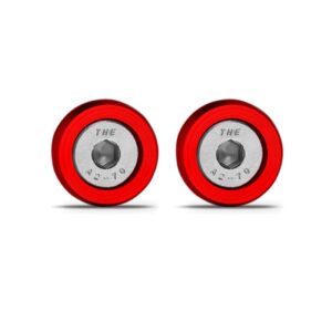 Kit Parafuso De Placa E Tampa Válvula Honda Cg Xre Tenere Cor Vermelho