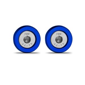 Kit Parafuso De Placa E Tampa Válvula Honda Cg Xre Tenere Cor Azul