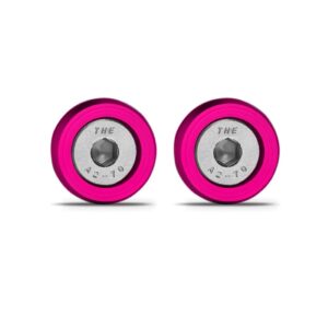 Kit Parafuso De Placa E Tampa Válvula Honda Cg Xre Tenere Cor Rosa