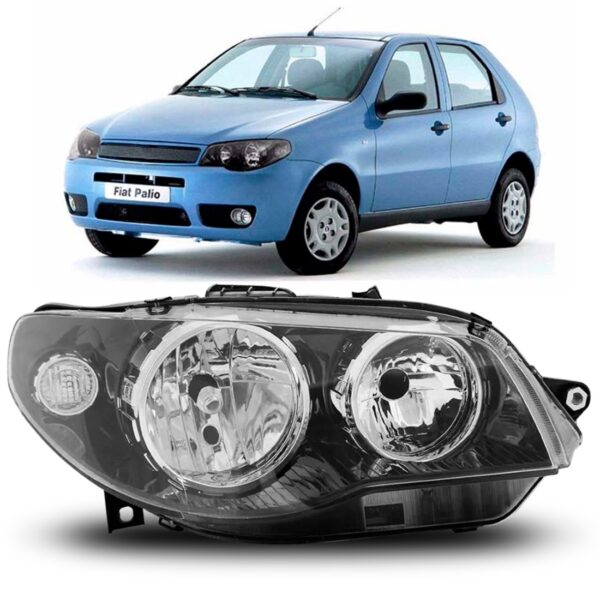 Farol Palio Siena Strada 04 05 06 07 08 10 11 Fumê 1ª Linha Direito/passageiro