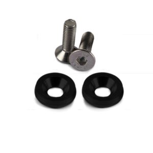 Kit Parafuso De Placa E Tampa Válvula Honda Cg Xre Tenere Cor Preto