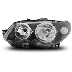 Farol Palio Celebration 2004 A 07 Mscra Negra Aro Cromado Le Esquerdo/motorista