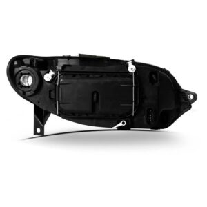 Farol Palio Celebration 2004 A 07 Mscra Negra Aro Cromado Le Esquerdo/motorista