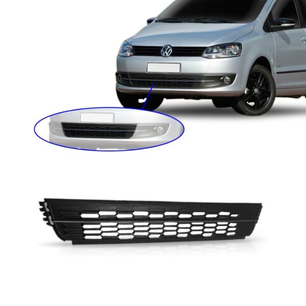 Tela Frontal Inferior Central Parachoque Fox 10 2011 - Meio