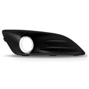 Moldura Milha Fiesta 2014 2015 2016 Com Furo Aro Cromado Ld Preto Direito