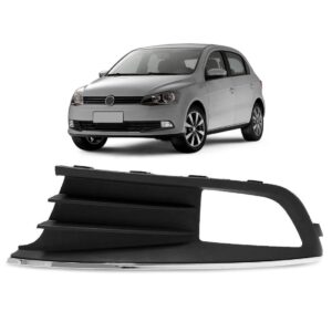 Moldura Milha Gol G6 Voyage 2013 A 2015 Com Friso Cromado Le Esquerdo