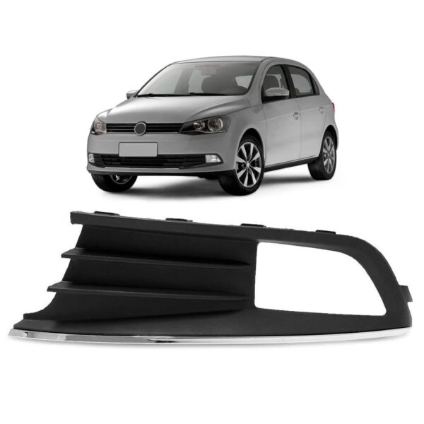 Moldura Milha Gol G6 Voyage 2013 A 2015 Com Friso Cromado Le Esquerdo