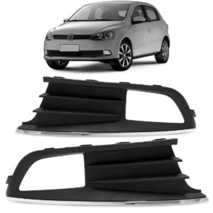 Moldura Milha Gol G6 Voyage 2013 A 2015 Com Friso Cromado Le Esquerdo